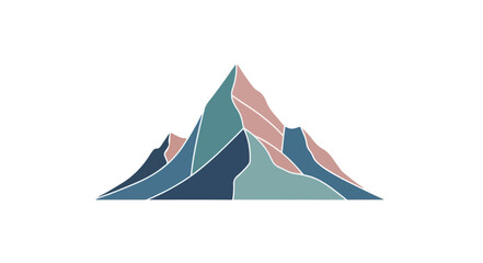 Minimalist Mountain Vector