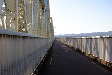 長生橋の歩道