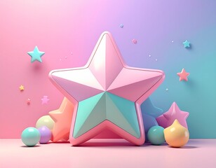 幻想的な３Ｄ風背景画像