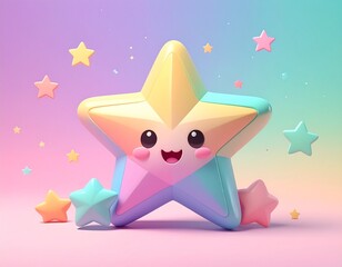 幻想的な３Ｄ風背景画像