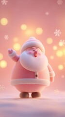 Christmas 3D Animation Pack – Santa Claus, Reindeer, Snowy Village, Gifts and Magical Holiday Backgrounds with Festive Lights and Cinematic Atmosphere,  Christmas, wallpaper, background