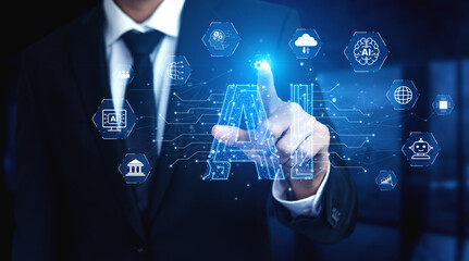 AI Assistant Brain Processor with LLM Technology, Big Data, Machine Learning, Generative AI for Business Support, Future Agentic AI Technology and Artificial Intelligence Prompt Engineering. Spline