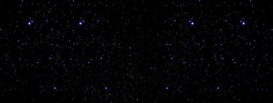 falling stars loop on alpha channel