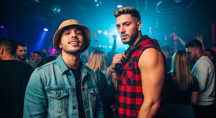 young people dancing in nightclub