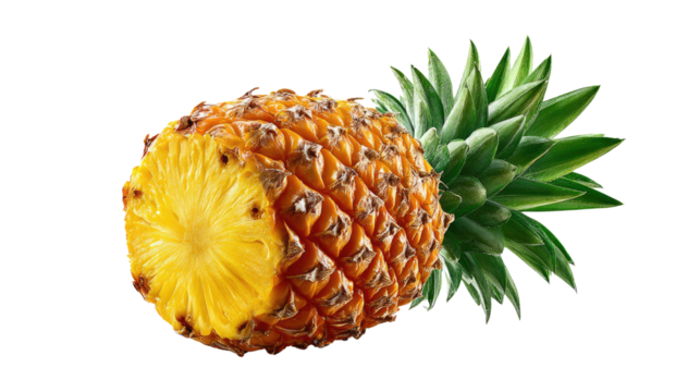 Golden Pineapple: a juicy pineapple, its golden skin hinting at a vibrant, tropical experience.