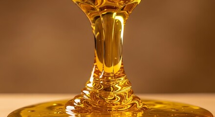 Golden Honey Flow - A Viscous and Sweet Delight.