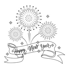 fireworks vector for new year background 5.eps