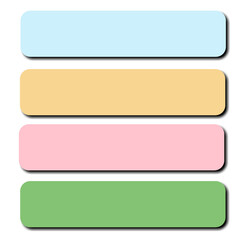 Obraz premium Label banner frame card button ilustration 