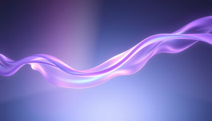 Abstract blue wave design with flowing light, purple smoke motion, and digital line art backdrop
