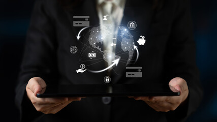 Global digital payment network connecting users, banks, and financial services worldwide through...