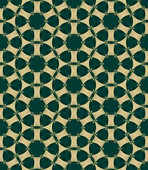 Seamless vintage geometric floral mosaic tile pattern texture background illustration