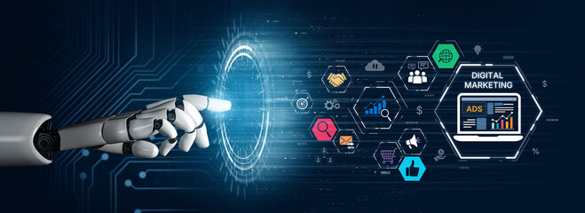 AI drives digital marketing and online ads with smart targeting, content automation, and ROI...