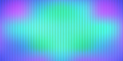 Ripple glass texture gradient background. Abstract ribbed glass texture. Dynamic waves blur gradient in blue and green colors. Vector design for poster, party flyer, Halloween cover