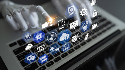 An AI assistant is helping design and manage a secure cloud-based data backup system, ensuring...