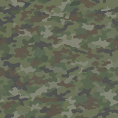 Seamless Camouflage Pattern A Versatile Design for Various Applications. EPS Editable