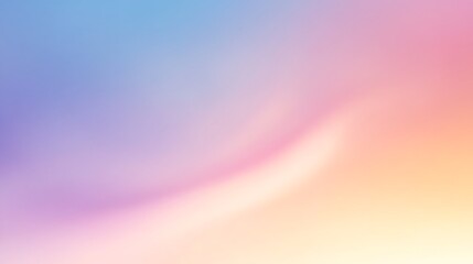 Obraz premium Gentle Pastel Gradient Background with Blended Blue, Pink, Yellow Hues and Soft Light