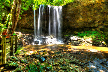 Fototapeta premium Charleston Falls, Charleston Falls Preserve, Tipp City, Ohio