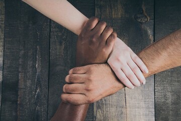 Unity in Diversity: Multicultural Hands Joined 