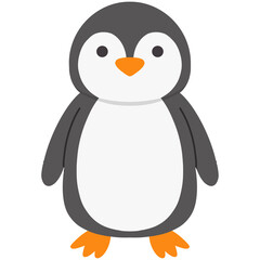 Cartoon illustration of a penguin 