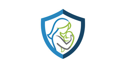 Mother and Child Protected - A Symbol of Maternal Care and Security.