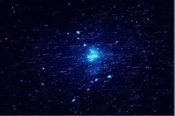 Dark blue anime sketch wallpaper with a noise. Backround design for Futuristic anti utopic background