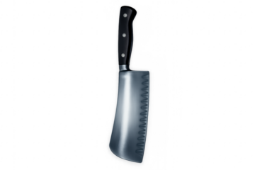 Butcher knife meat cleaver with serrated edge