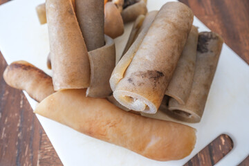 Raw Nigerian cowskin Ponmo for cooking