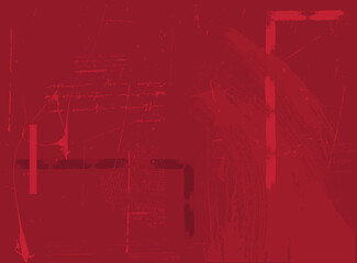 Abstract Grunge red. hand draw art grunge, grunge pattern, Abstract seamless. The texture is repetitive. Template for printing on fabric, paper, wrapper. A chaotic backdrop of graffiti.eps10