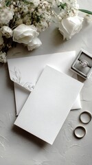 Elegant wedding stationery design