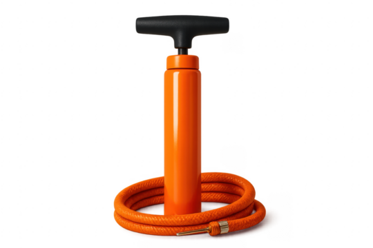 Hand pump inflating sport balls and equipment