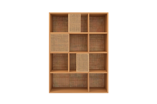 Organized wooden drawer with many small compartments filled with tools