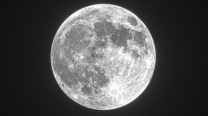 Obraz premium moon in the night sky