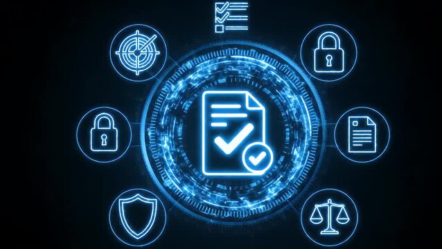 Compliance Audit and Legal Data Protection Document Safeguard with Security Shield Target