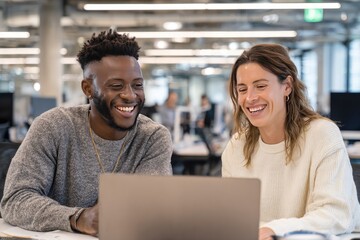 Business people at work