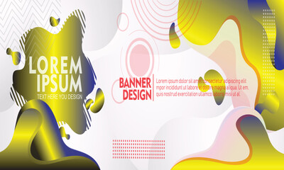 Abstract colorful fluid background design with modern gradient shapes and minimal style