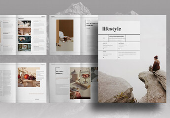 Lifestyle Fashion Art Brochure Layout