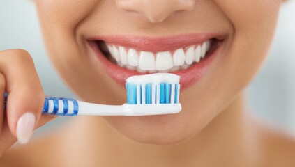Close-up of brushing teeth