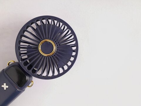 Mini fan isolated on white