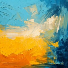  pastel, skyblue and butteryellow tone, background for commercial