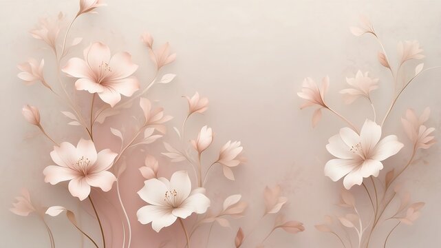 Flower background with elegant style, perfect for laptop wallpapers and design projects.