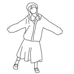 
Elegant Line Art Portrait of a Woman in Retro Style

- woman
​
- line art
​
- illustration
​
- fashion
​
- minimalist
​
- outline
​
- drawing
​
- portrait
​
- style
​
- c
vector illustration of a man