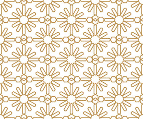Seamless abstract geometric pattern in Islamic style