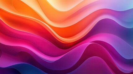 abstract flowing waves in vibrant warm and cool colors creating a smooth layered texture with depth and fluidity