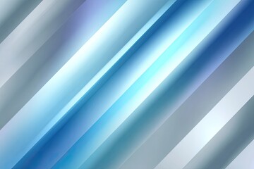 Obraz premium Abstract diagonal stripes in shades of blue, cyan, and gray, creating a modern, digital design