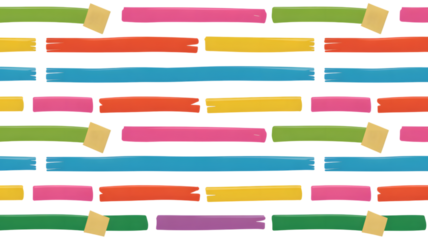 Vibrant colorful wooden blocks arranged in a repeating pattern