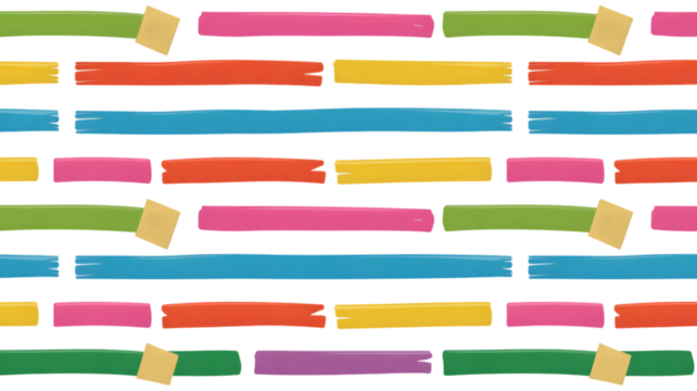 Vibrant colorful wooden blocks arranged in a repeating pattern