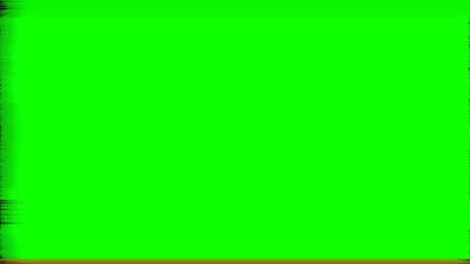 A seamless loop of a bright green screen with VHS static, scan lines, and rolling glitches. Ideal for chroma key overlays and retro bad signal effects. - Powered by Adobe