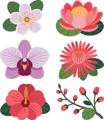 Abstract geometric design with vibrant color palette and helvetica text elements