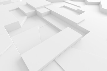 abstract geometric background. 3d rendering