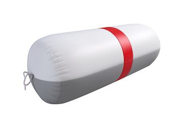 Buy inflatable boat fender cylindrical white red online shop marine supply on transparent background